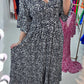 🔥SUMMER SALE 49% OFF 👗New Floral Print V Neck-Long Dress