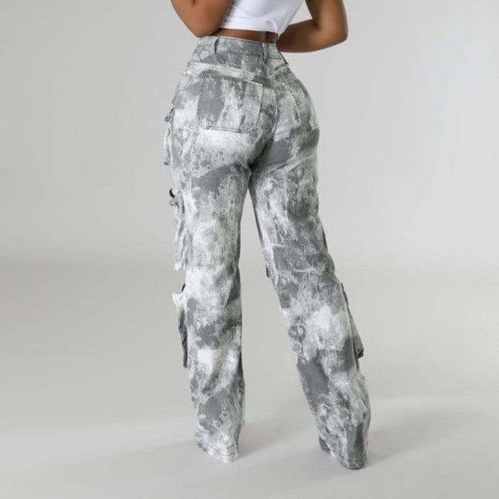 Revealing Foil Cargo Pants