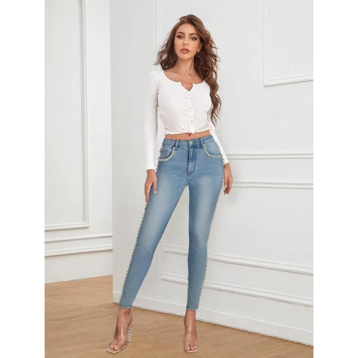 Stylish Comfy Stretch Denim Skinny Jeans