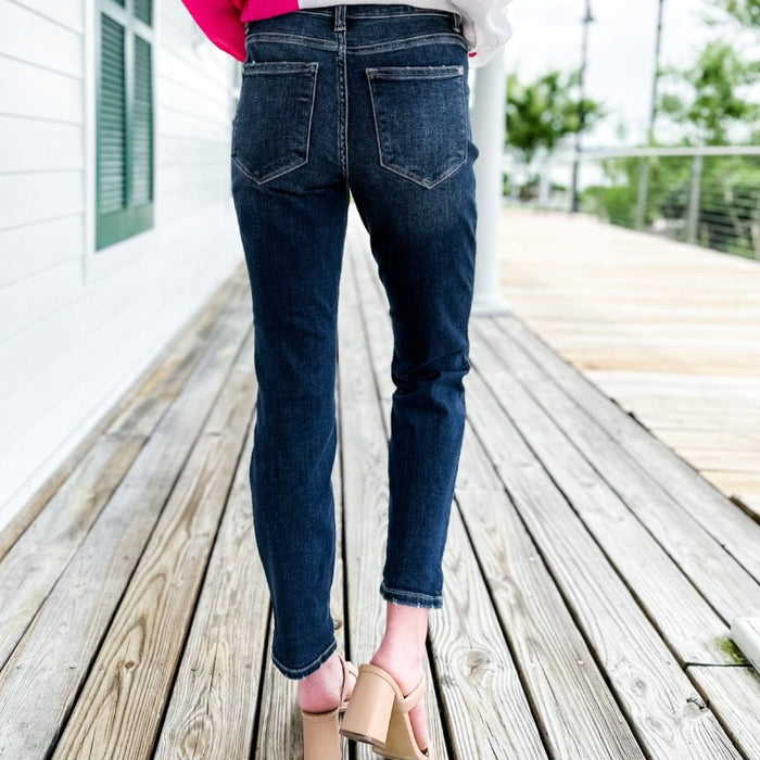 Judy Tummy Control Cuffed Stretchable Jeans