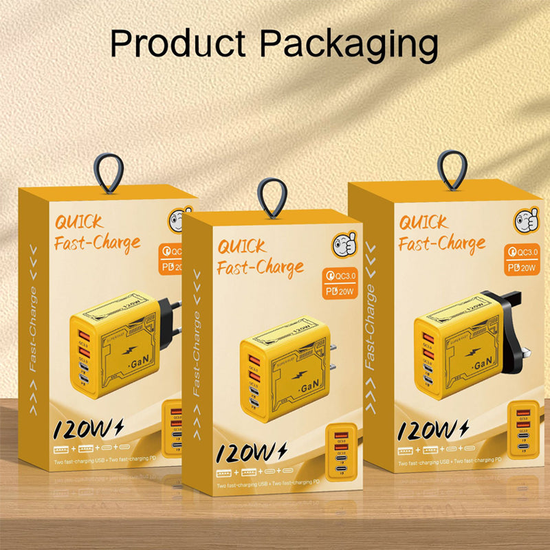 ⚡Buy 2 Get 10% Off-120W Super Fast Charger – Push Beyond Full Speed for Your 3-in-1 Cable⚡