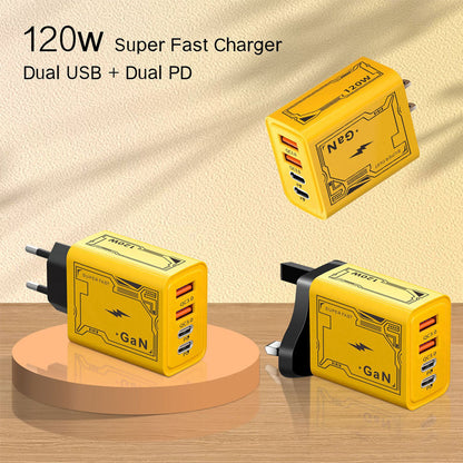 ⚡Buy 2 Get 10% Off-120W Super Fast Charger – Push Beyond Full Speed for Your 3-in-1 Cable⚡