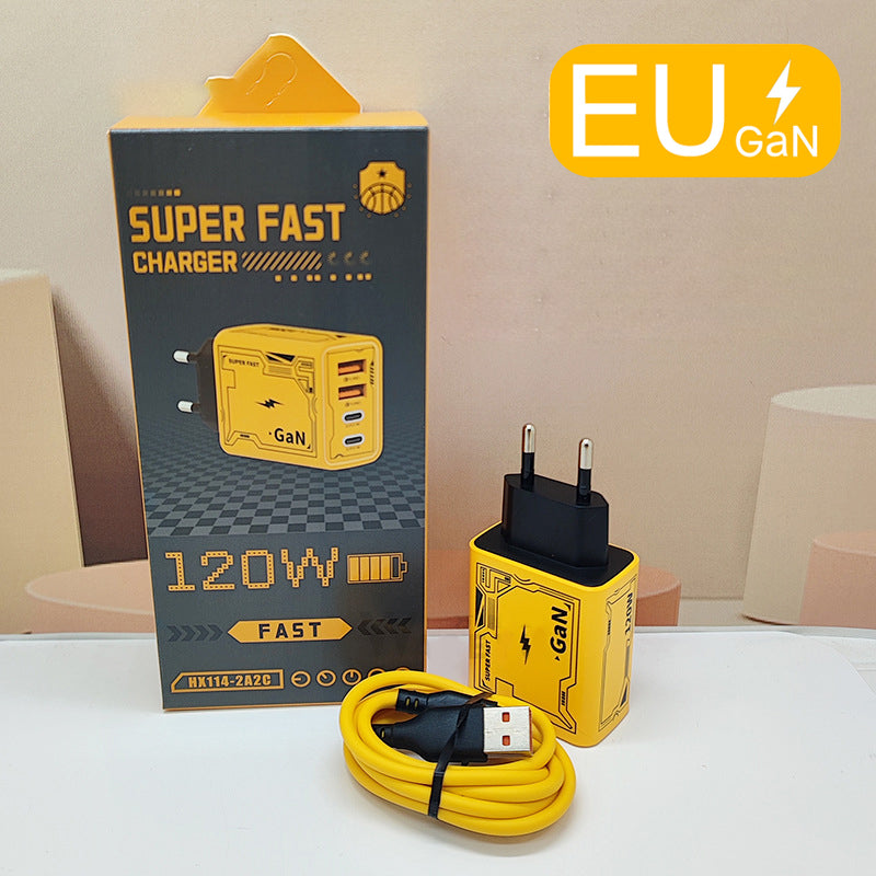 ⚡Buy 2 Get 10% Off-120W Super Fast Charger – Push Beyond Full Speed for Your 3-in-1 Cable⚡