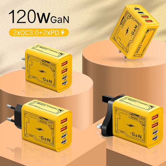 ⚡Buy 2 Get 10% Off-120W Super Fast Charger – Push Beyond Full Speed for Your 3-in-1 Cable⚡