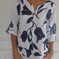 🔥2025 Hot Sale🔥🌷Printed V-neck Tunic Top🌷