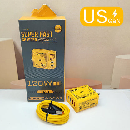 ⚡Buy 2 Get 10% Off-120W Super Fast Charger – Push Beyond Full Speed for Your 3-in-1 Cable⚡