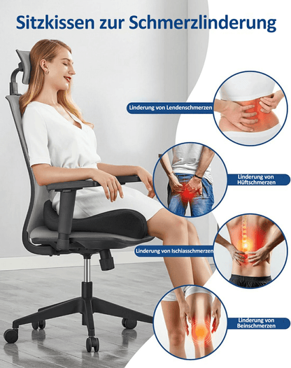 🎁LAST DAY 50％ DISCOUNT🔥Ergonomic seat cushion made from memory foam