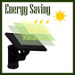 Triple Split LED Solar Powered Patio Body Sensor Wall Light