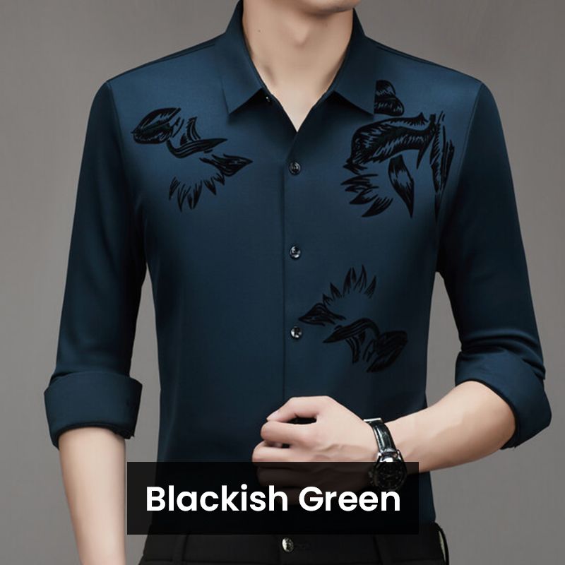 Men's Casual Thickened Warm Fleece Shirt