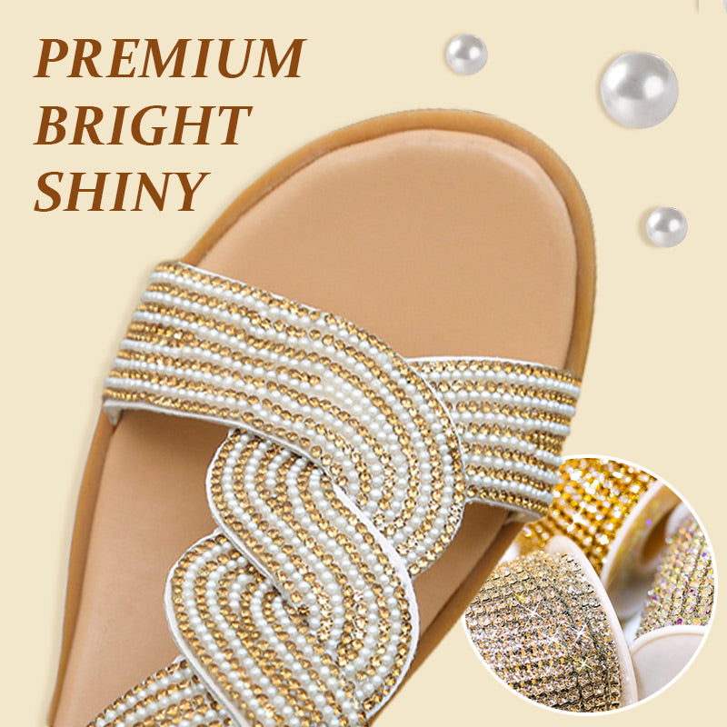 ⏳Hot Sale 56% OFF⏳Luxury Rhinestone Sandals with Anti-skid Soft Sole