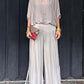 🌺Elegant Chiffon Wide-leg Pants Two-piece Set