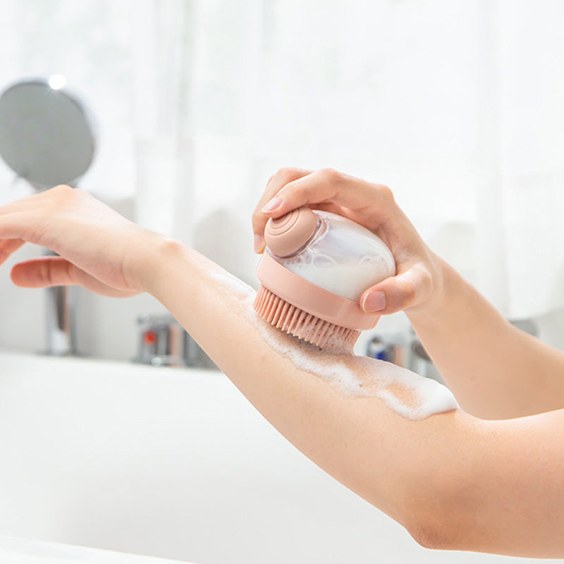 Scalp Massaging Shampoo Brush with Liquid Dispenser