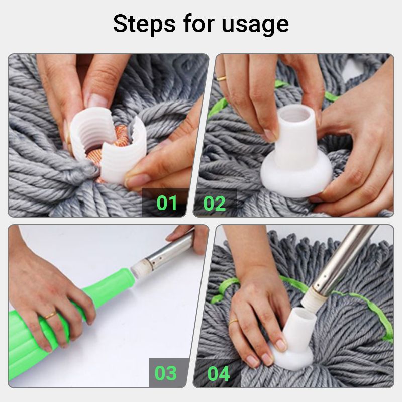 Microfiber Absorbent Mop - Self Wring Washing