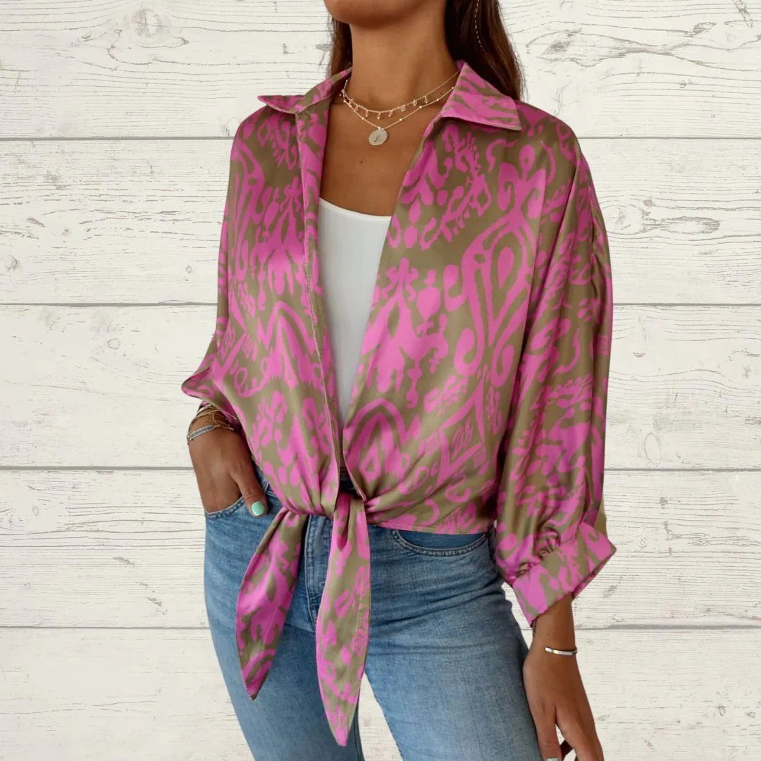 🔥BUY 2 GET 10% OFF💝Knotted Lapel Cardigan Shirt Jacket