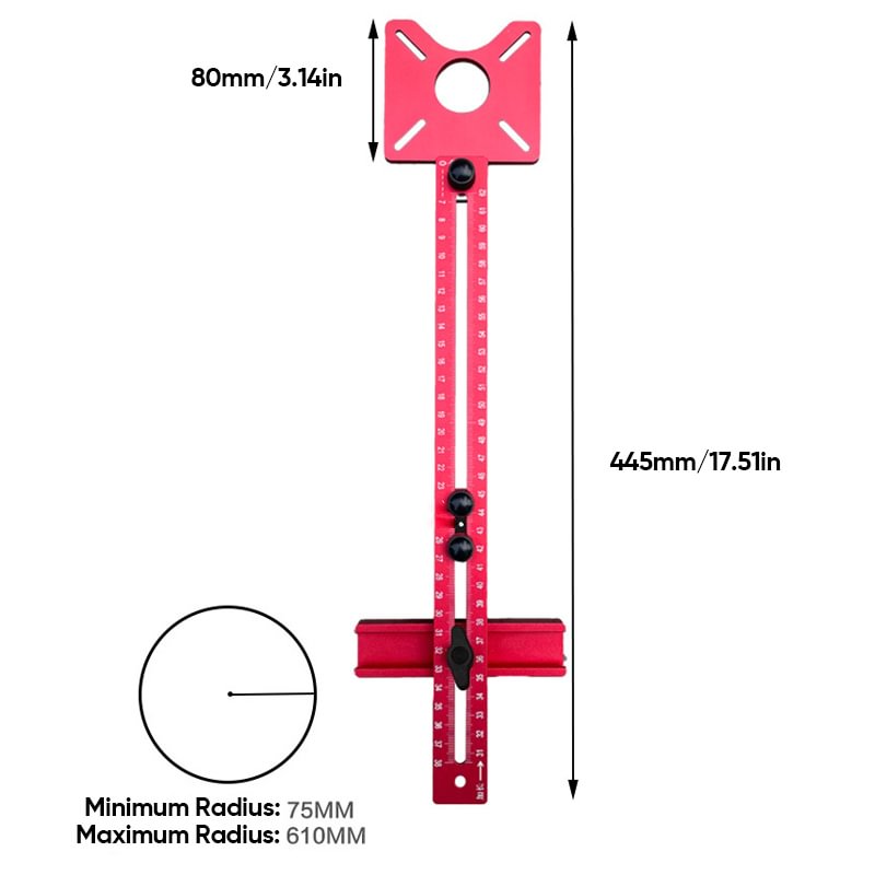 3 in 1 Router Milling Groove Bracke