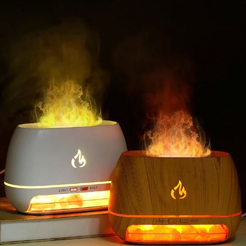 200ml Flame Essential Oil Diffuser with 7 Color Changing