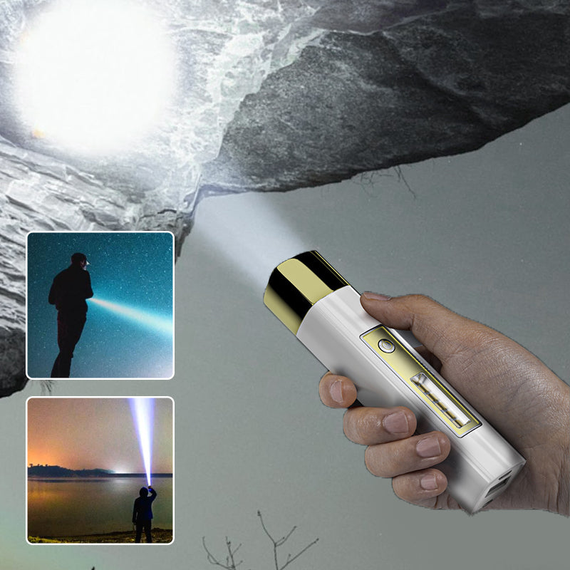 Mini 2-In-1 High Brightness Flashlight & Power Bank