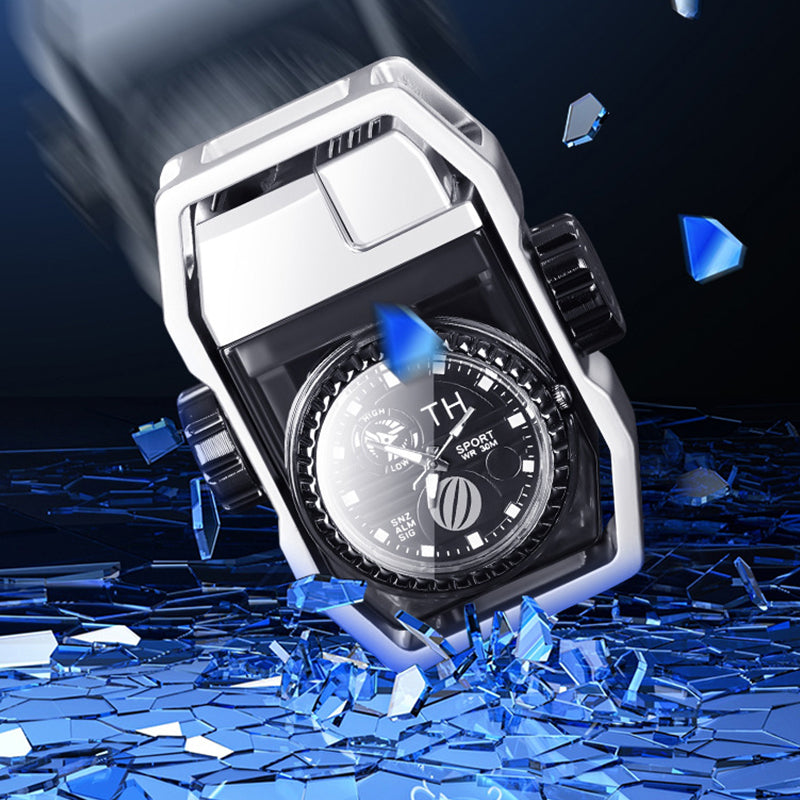 🔥Hot Sale🔥Windproof Watch Lighter with Decompression Gyro Design