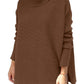 🔥Last Day Promotion 50% OFF🔥Women's Turtleneck Oversize Hem Knit Pullover Sweater
