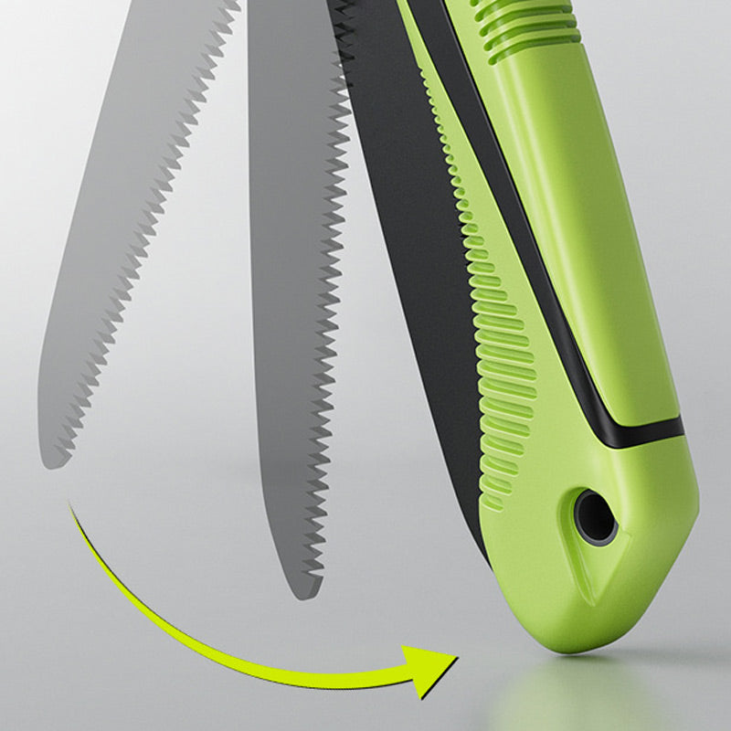 Portable Triple-Edge Foldable Saw for Versatile Cutting