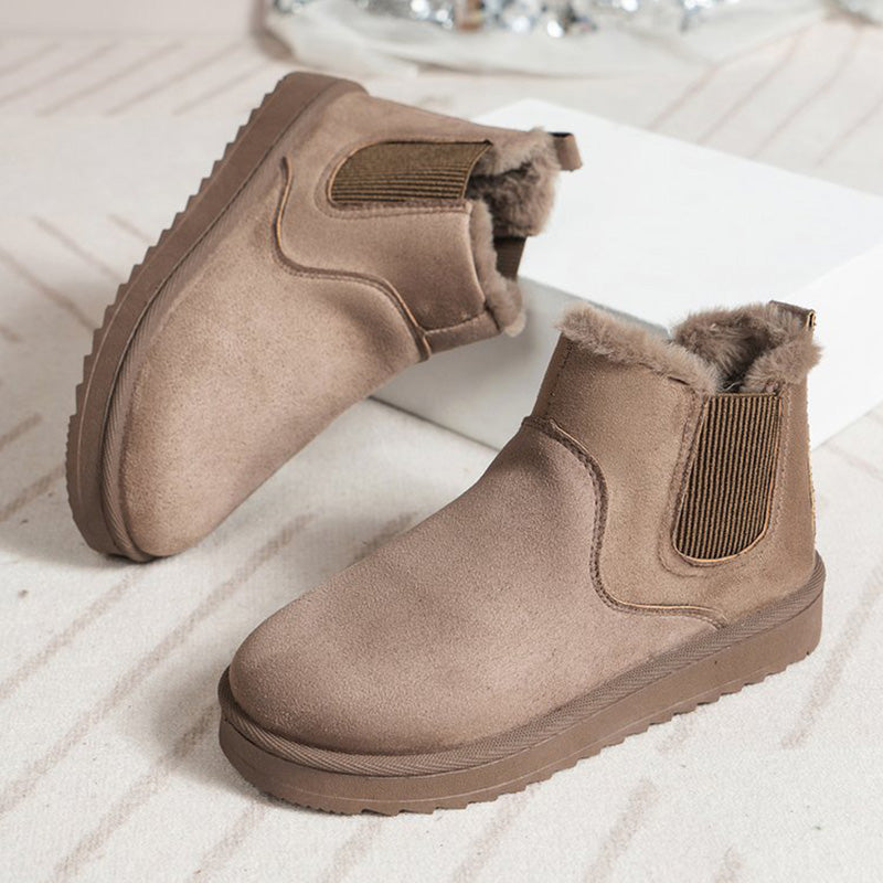 Women's Thick Sole Warm Snow Ankle Boots