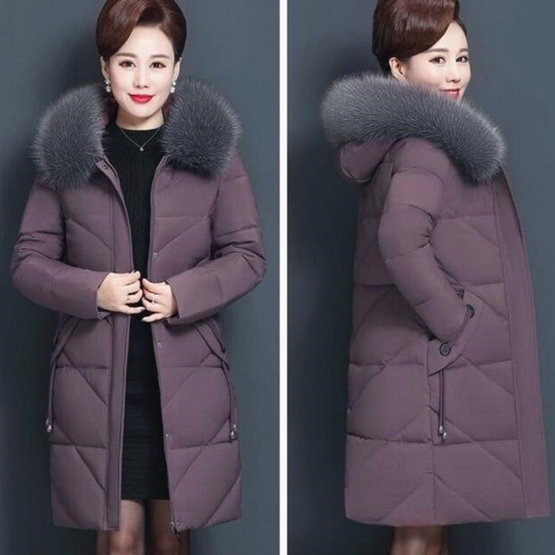 Women's Warm Hooded Cotton-Padded Jacket