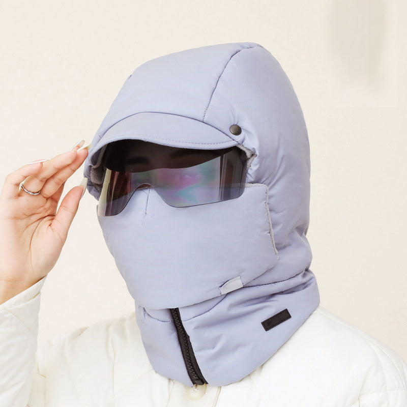 🌟Winter Special Offer-Windproof Full Cover Outdoor Riding Mask with Glasses