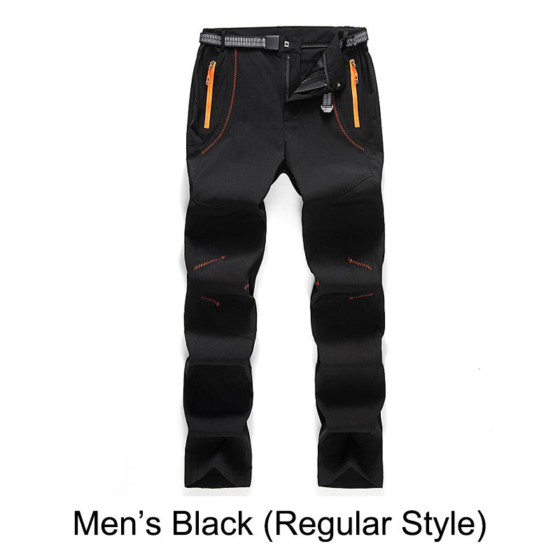 Windproof Waterproof Warm Elastic Waist Hiking Pants