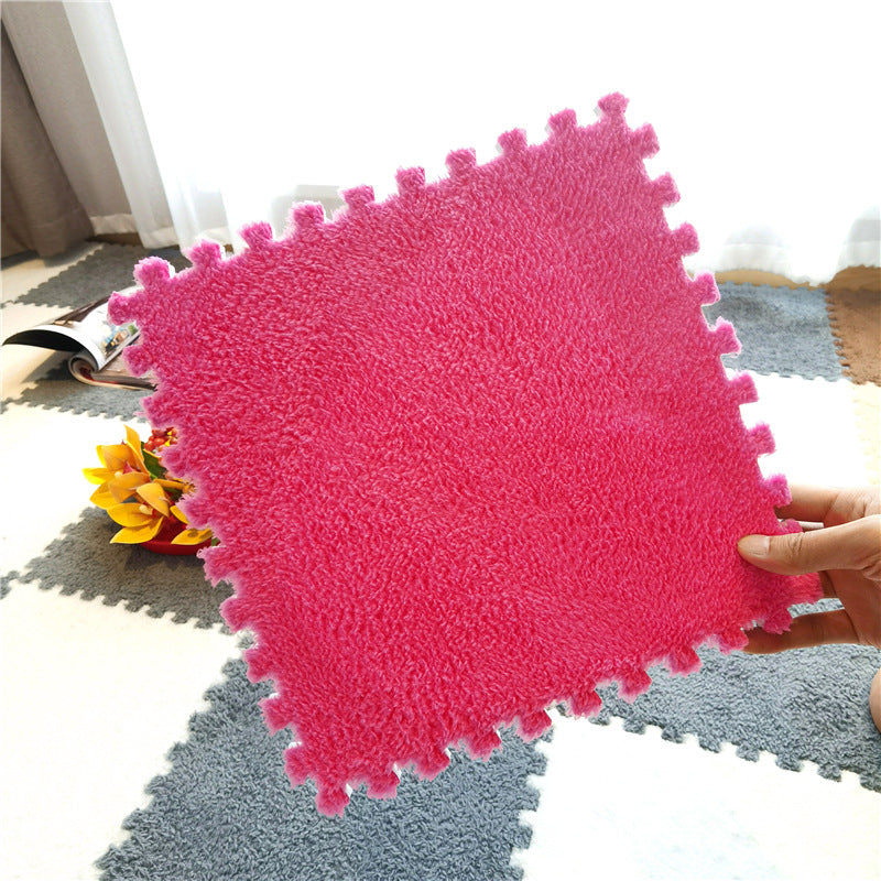 🎅🎁[Gift] Plush patchwork foam floor mat