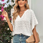 🔥Hot Sale V-neck solid color fur ball blouse female