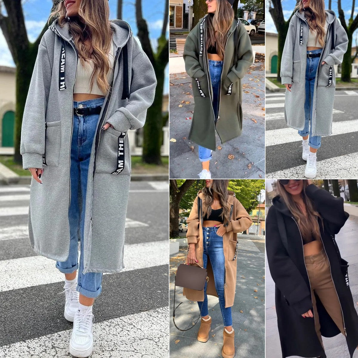 🔥2025 New Arrival Pre-Sale✨ Women's Hooded Long Sweatshirt🍂