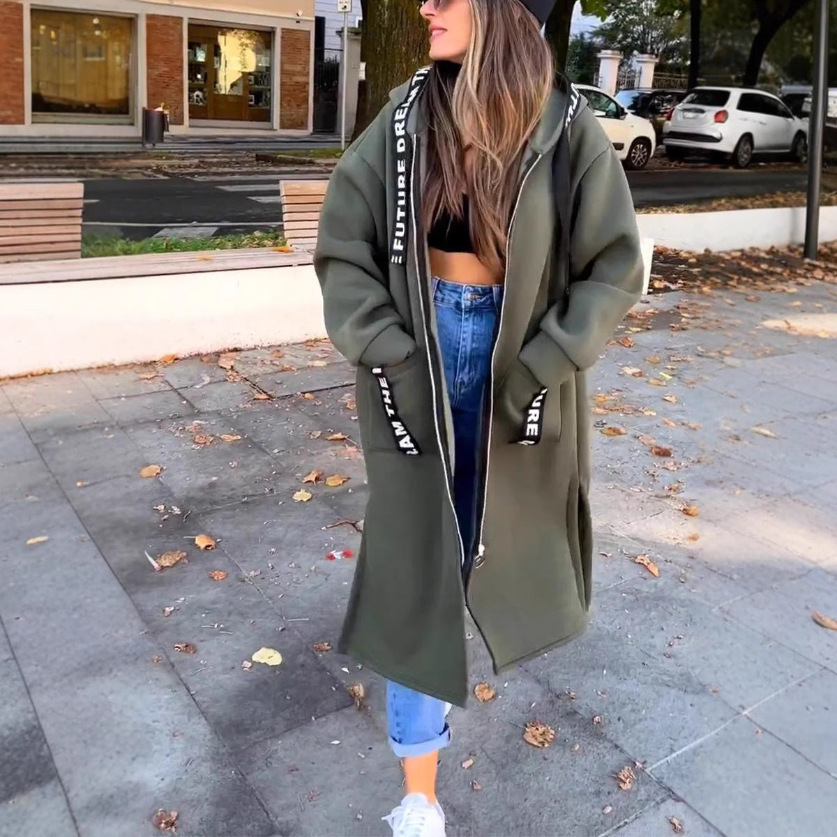 🔥2025 New Arrival Pre-Sale✨ Women's Hooded Long Sweatshirt🍂