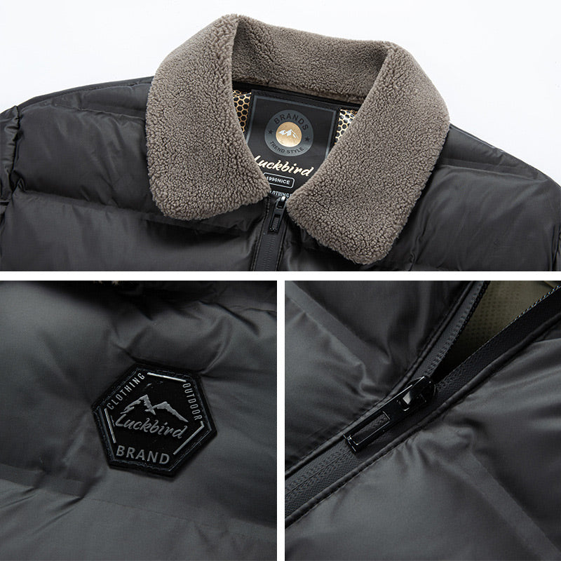 ❄️Winter-Specials❄️Men's Warm Waterproof Lapel Cotton Padded Jacket