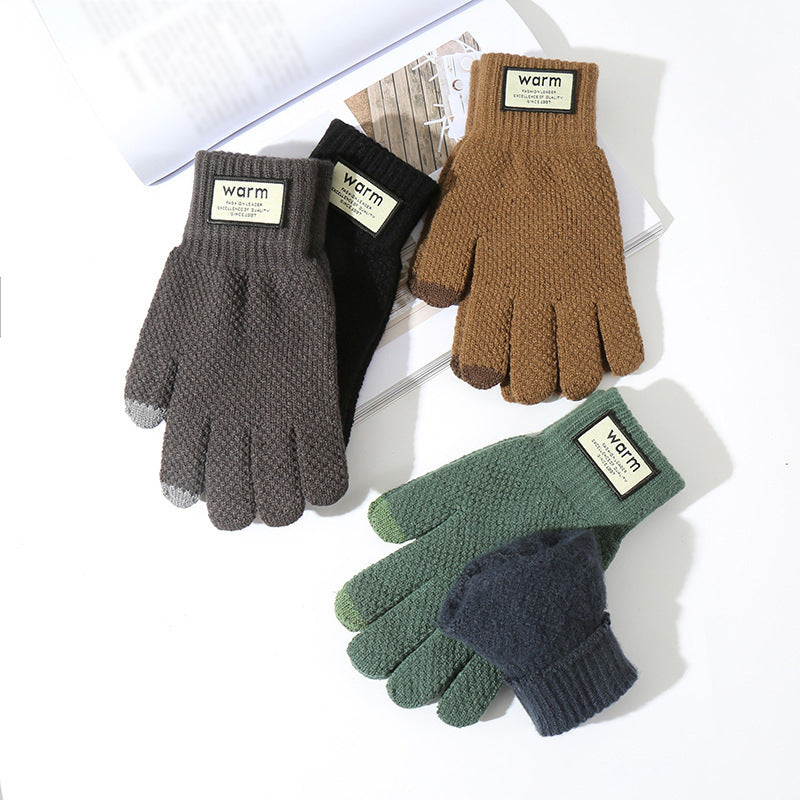 USB Rechargeable Electric Heated Knitted Gloves