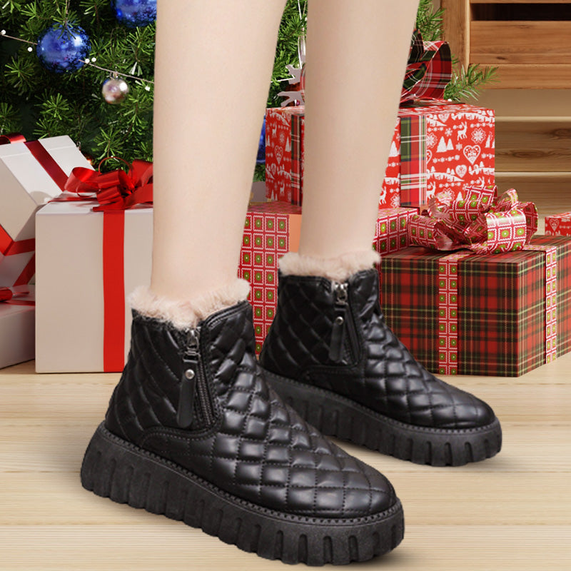 [perfect gift]Women's Winter Fleece Warm Boots