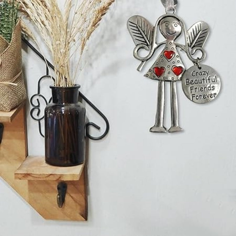 Angel Girl Iron Christmas Hanging Ornament