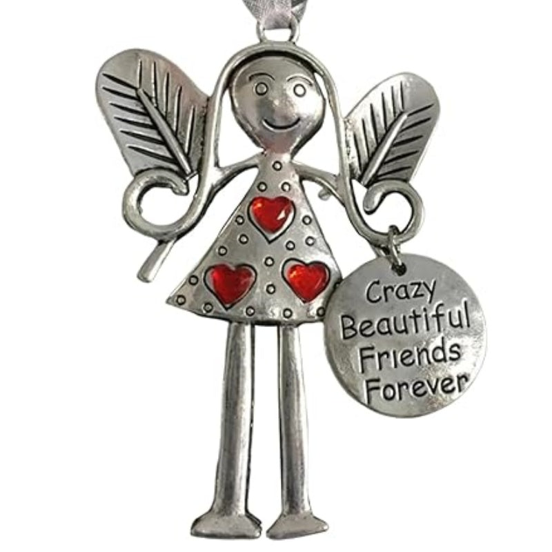 Angel Girl Iron Christmas Hanging Ornament