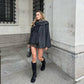 Women's Cozy Solid Elegant Cape Coat