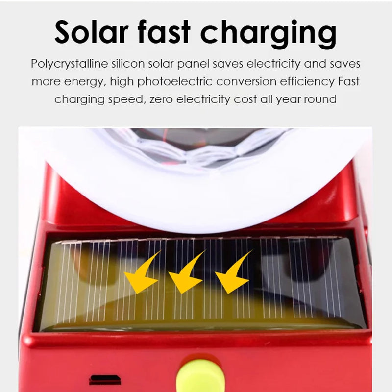 🎅Christmas Sale 50% OFF🎄Solar Rechargeable Versatile Fashion Multicolor Light