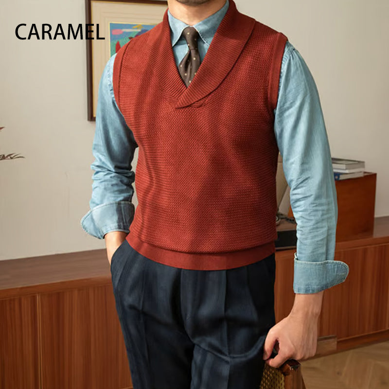 🎅Christmas Sale - 50% OFF🎅 Men's Slim Fit Elegant Knit Vest