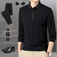 🎁New Year's Promotion🔥Men's Solid Color Long Sleeve Blouse