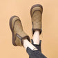 Women’s Warm Waterproof Snow Boots with Dual-Zipper Closure