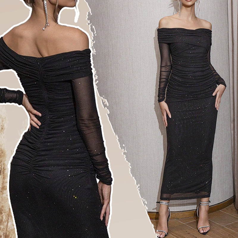 Elegant Strapless Maxi Dress