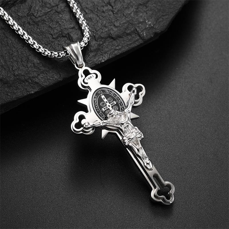 🎁Hot Sale 49% OFF⏳Benedict Protection Cross Power Pendant Necklace