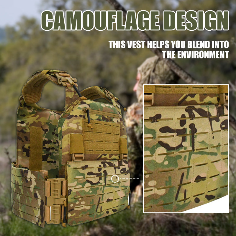 Outdoor Camouflage Quick Release Tactical Vest