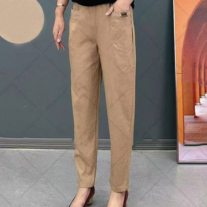 🔥2025 NEW SALES - 50% OFF🔥Women's Elastic Waist Cotton Pants