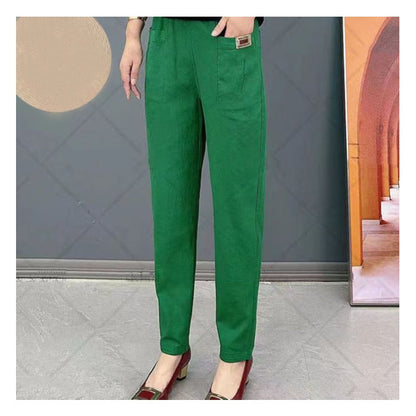🔥2025 NEW SALES - 50% OFF🔥Women's Elastic Waist Cotton Pants