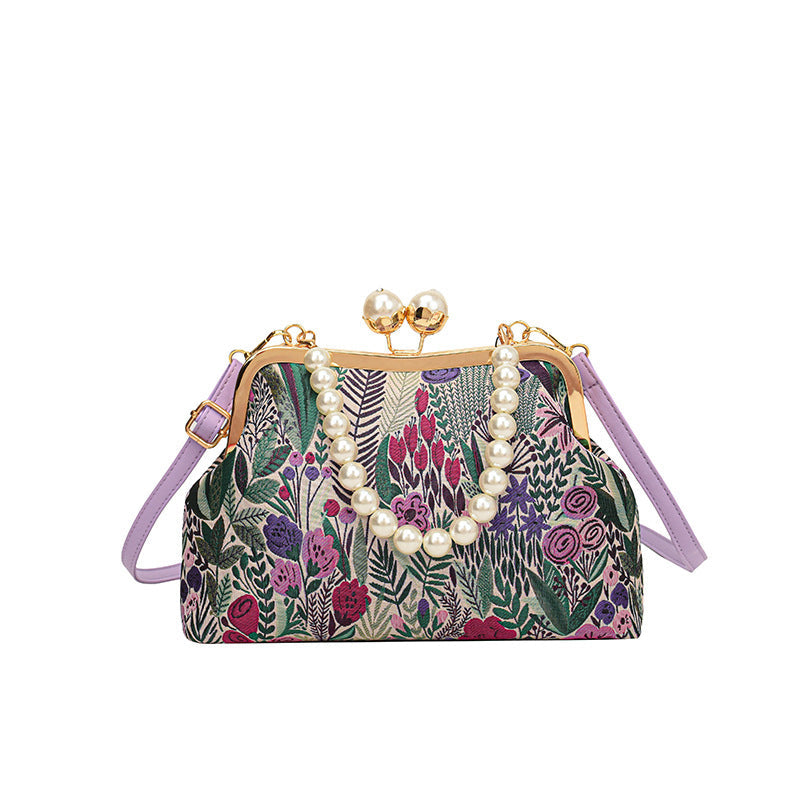 💕2025 New Release💕Women Vintage Flower Embroidery Handbag