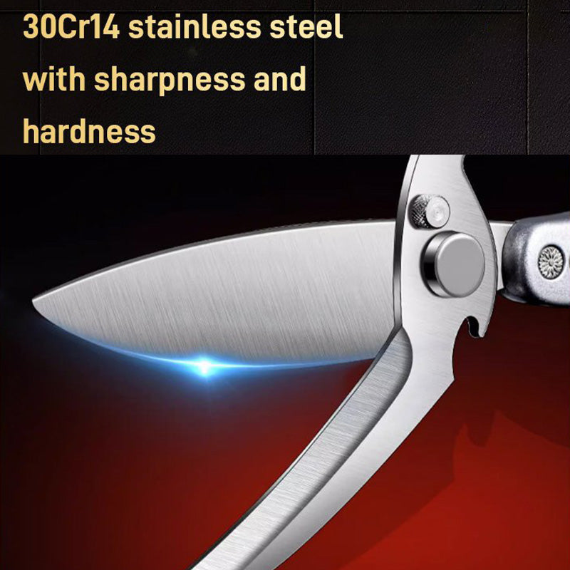 💯Limited Time Half Price-🍖 All Steel Multi-Purpose Kitchen Scissors for Cutting Chicken and Meat ✂️