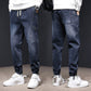 Trendy Loose Fit Denim Pants for Men